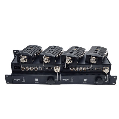 랙 마운트 체시 4K SDI 소니 카메라 파이버 전송 시스템, 파이버 카메라 어댑터 + 파이버 베이스 스테이션
